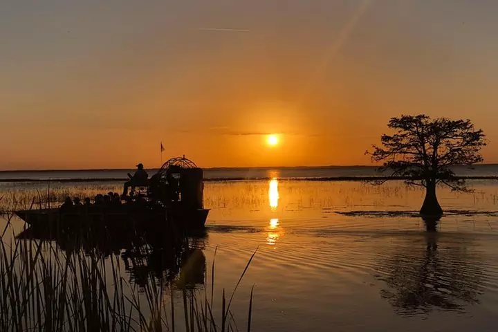 1-Hour Sunset Airboat Ride near Orlando