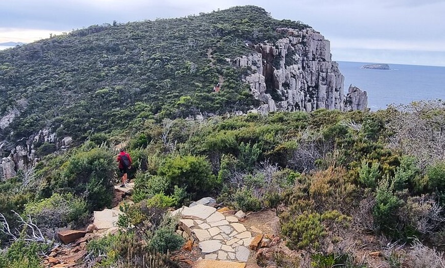 Image 2: Hobart: Cape Hauy Adventure Hike - rugged cliffs & wild beauty