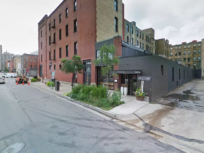 Parking at Spoon and Stable - Valet Kiosk