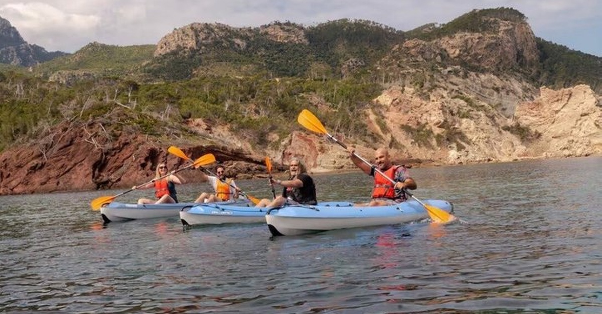 Paseo en kayak y esnórquel en Palma de Mallorca