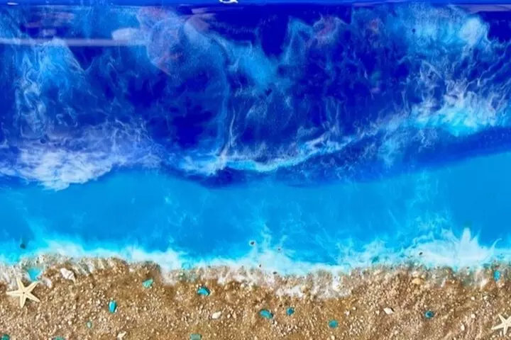 Resin Beach Scene Experience - Second Medium