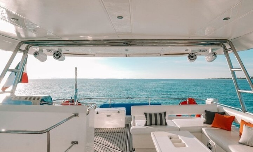Image 3: Cancun Catamaran Snorkel Tour at the Great Mayan Reef