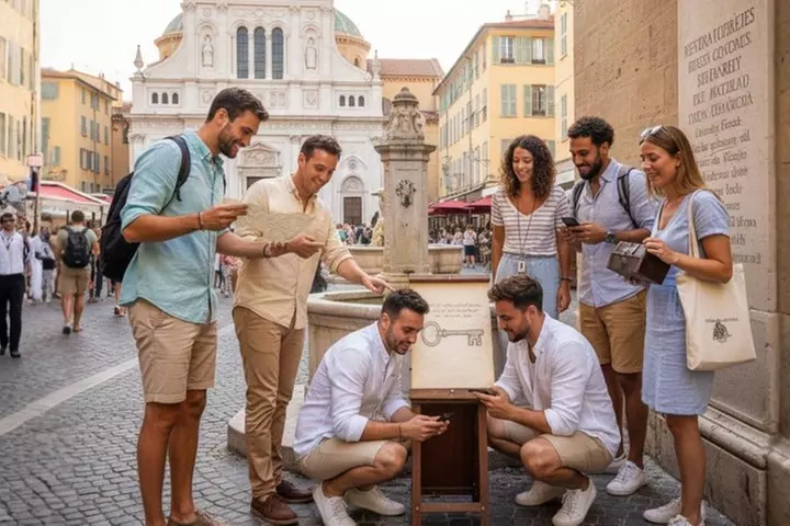 Course aux trésors dans le Vieux Nice Rallye photo - Image 5