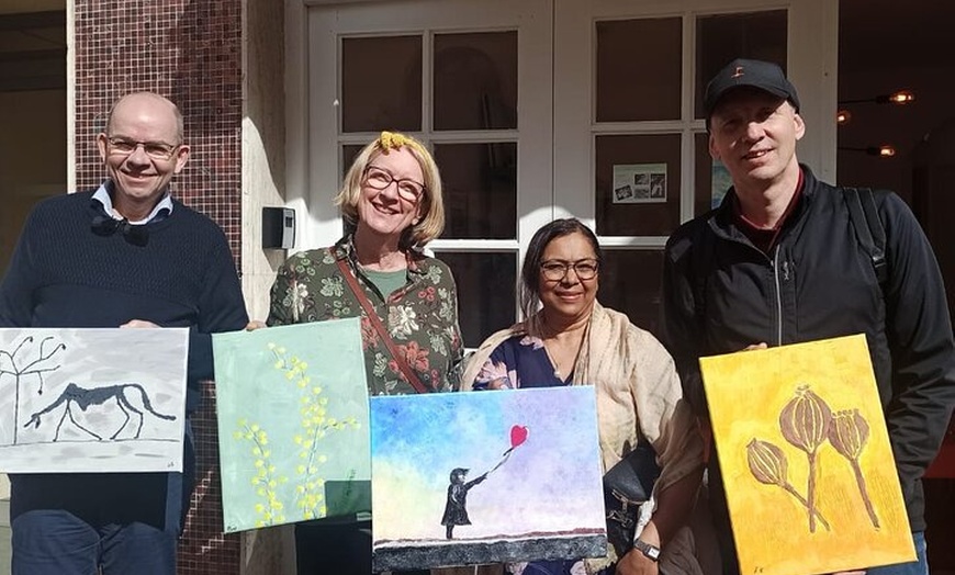 Image 4: 2 heures Activité privée de peinture à Vallauris Artist Studio