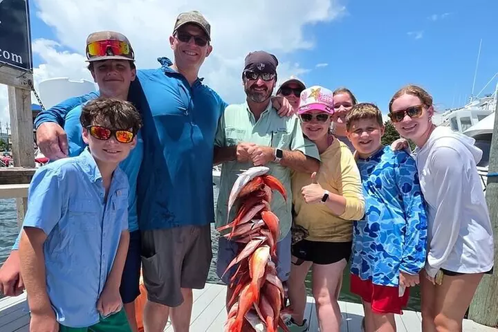 6 Hour Family Friendly Party Boat Fishing in Destin
