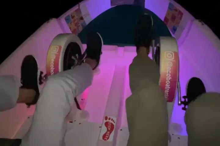 Glow Nightime Pedal Boat Rental in San Diego Bay