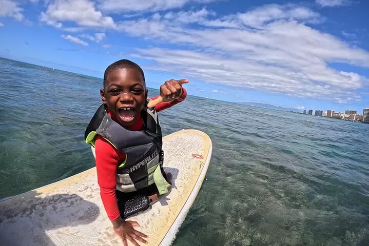 Family, Private & Group Surfing Lessons, Waikiki Courtesy Shuttle