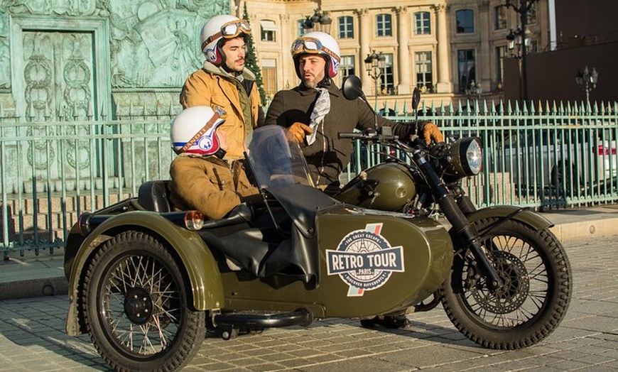 Image 4: Visite guidée privée de 1 heure à 7 heures en side-car d'époque