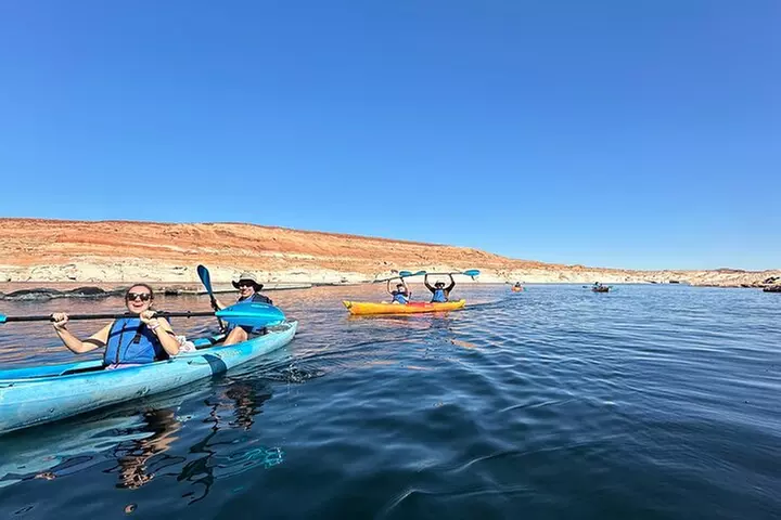 Kayak Antelope Canyon and hike, at Lake Powell