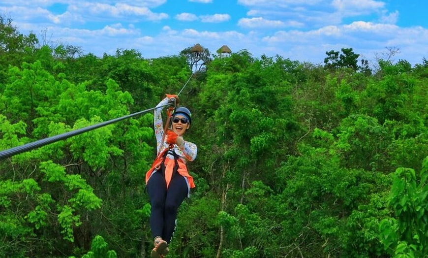 Image 18: ATV Ziplines Aquazip and Bungee Adventure at Cenote
