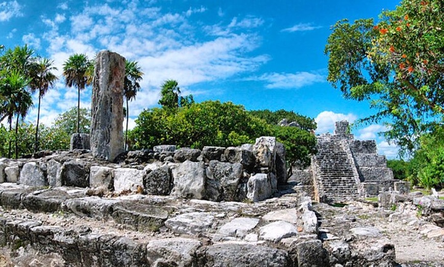 Image 14: Cancun Sightseeing El Meco Site, Letters and Shopping