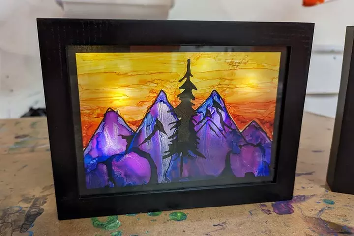 Alcohol Ink Light Boxes