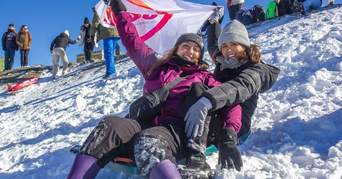 Experiencia de trineo y snowboard en Sierra Nevada desde Málaga