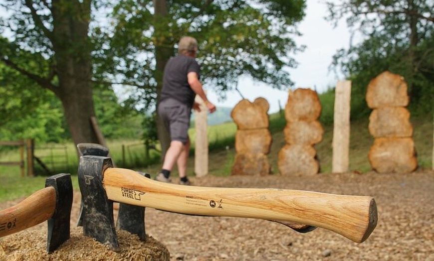 Image 1: Archery & Axe Throwing in Llangollen