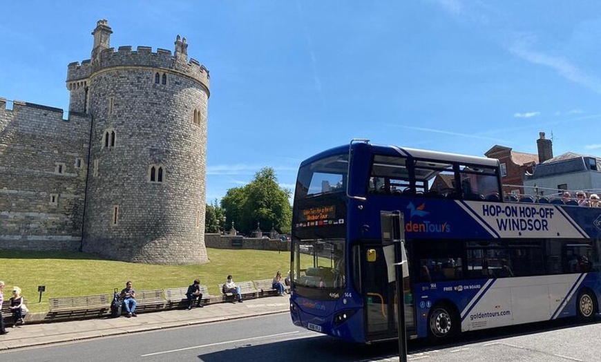 Image 6: Stonehenge Inner Circle and Windsor Open Top Bus Tour