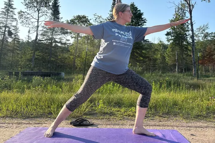 Yoga on the Farm in the Adirondacks