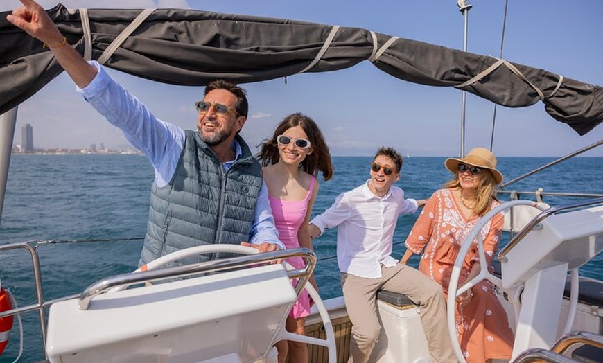 Image 9: Puesta De Sol En Un Velero De Lujo Desde Port Olimpic