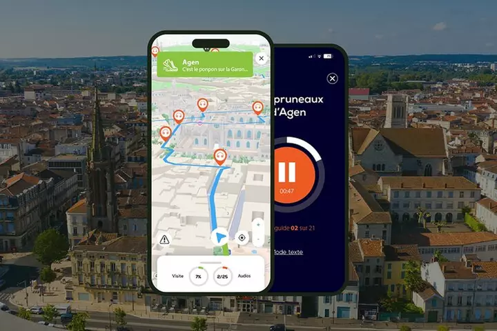 Agen Visite audioguidée à pied 1h15 et 19 commentaires audios - Primary Image