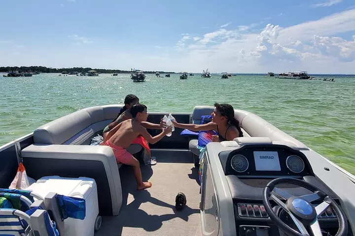Private Crab Island Party by Boat