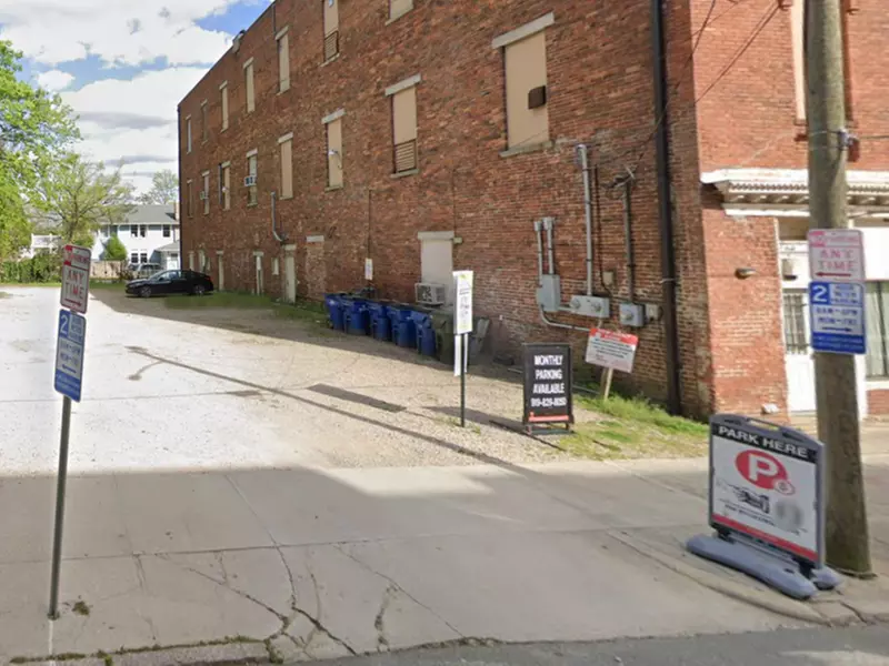 Parking at 423 S. Blount St. Lot