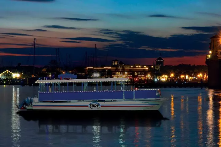 St. Augustine Champagne Sunset Cruise w Seasonal Nights of Lights