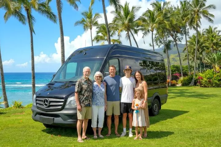 Oahu Private Tour with Mercedes Sprinter & New Luxury Vehicles