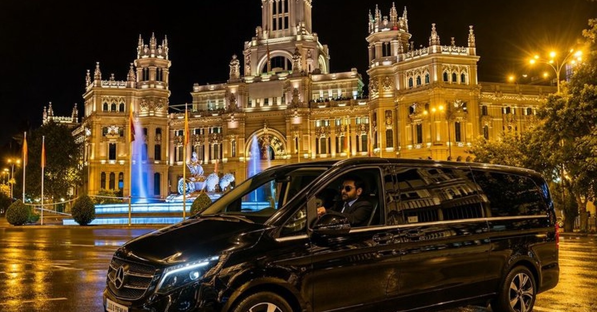 Servicio de transporte de aeropuerto a Madrid