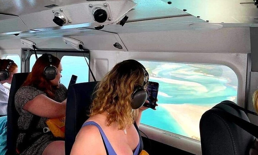 Image 4: Scenic Flight over Heart Reef, Whitehaven Beach, Hill Inlet, GBR