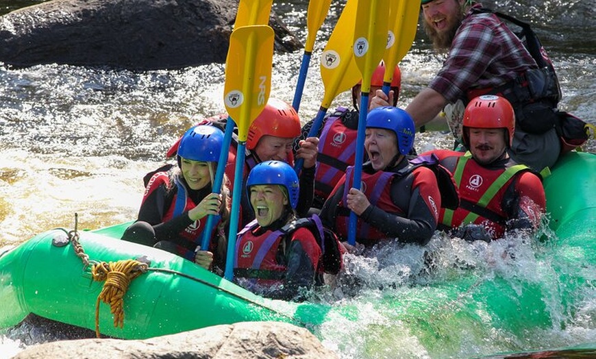 Image 4: Whitewater Rafting on the River Dee in Llangollen