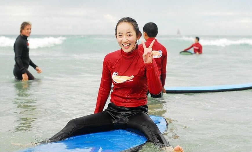 Image 1: Learn to Surf at Broadbeach on the Gold Coast