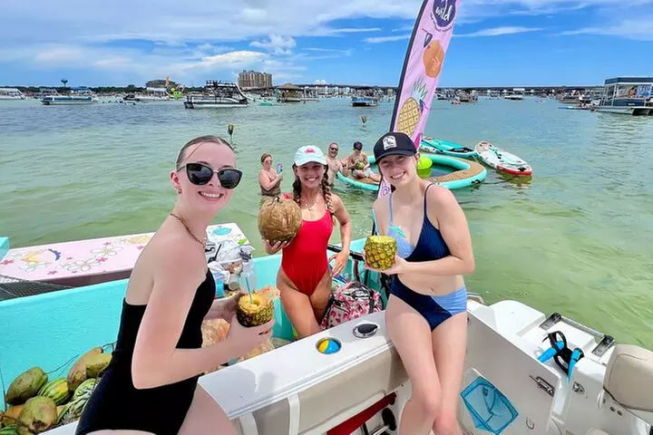 Destin Private Boat Tours Dolphin Crab Island Snorkel Sunset