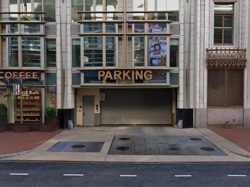Parking at 575 7th St. NW. Garage