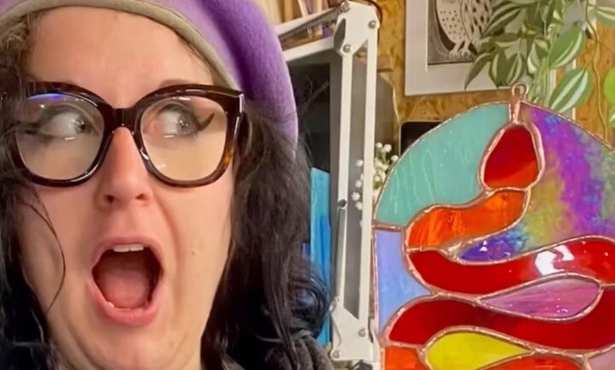 Image 5: Stained Glass Workshop - Full Day