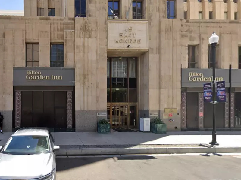 Parking at Hilton Garden Inn Phoenix Downtown - Valet Kiosk