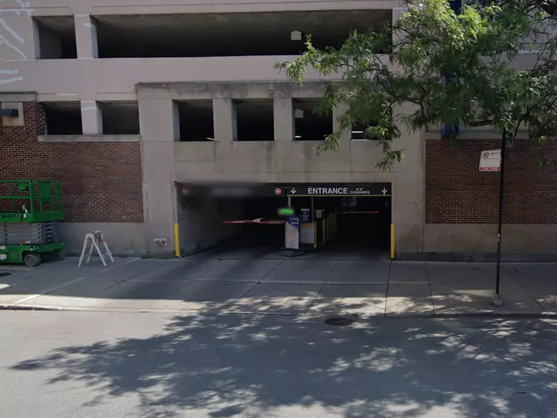Parking at 77 W. Huron St. Garage