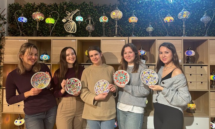 Image 9: Paint and Sip Classes Sydney: Ceramic Plates & Bowls