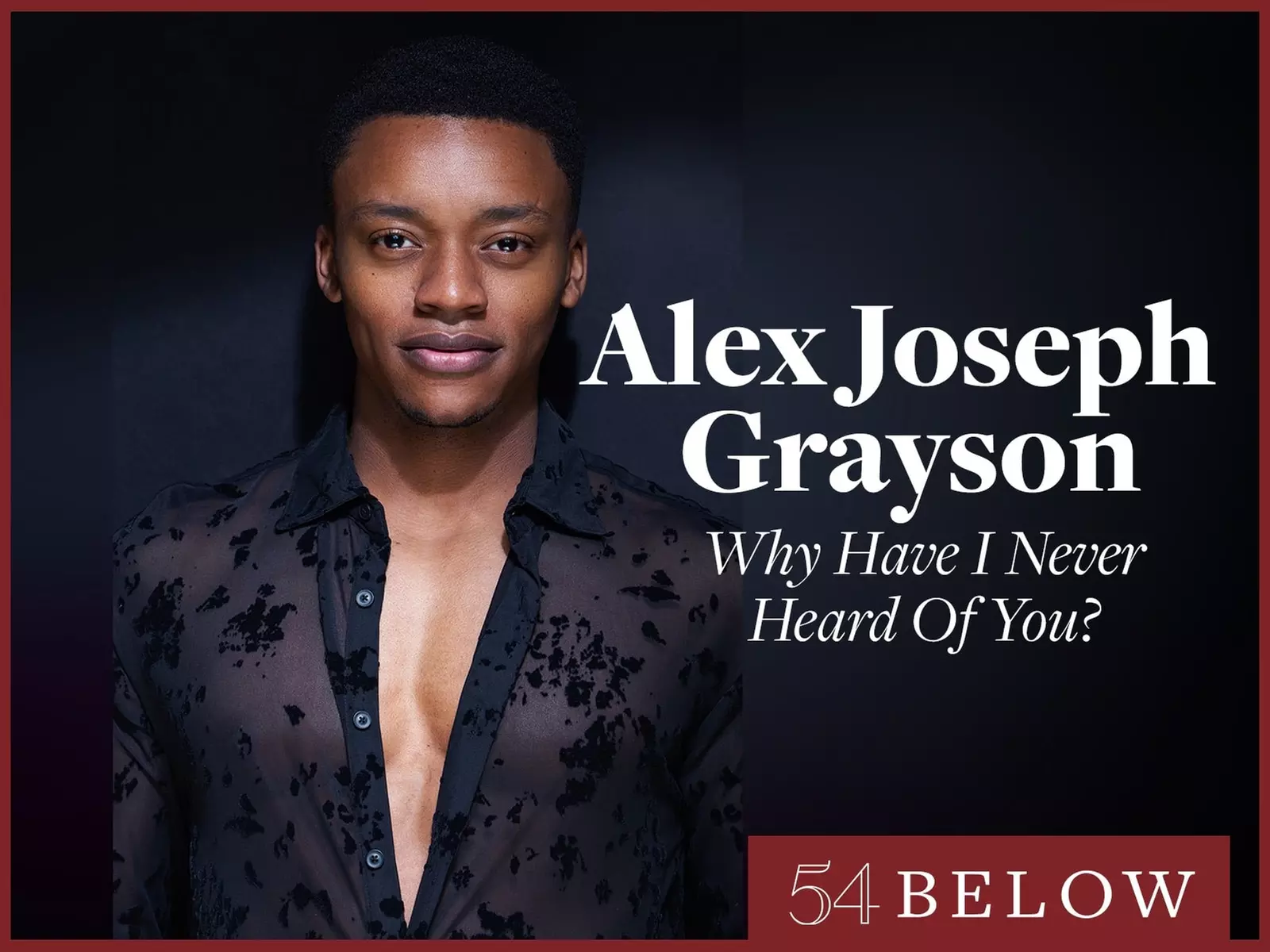 Parade's Alex Joseph Grayson: Why Have I Never Heard Of You? - Monday, Mar 18, 2024 / 7:00pm - Primary Image