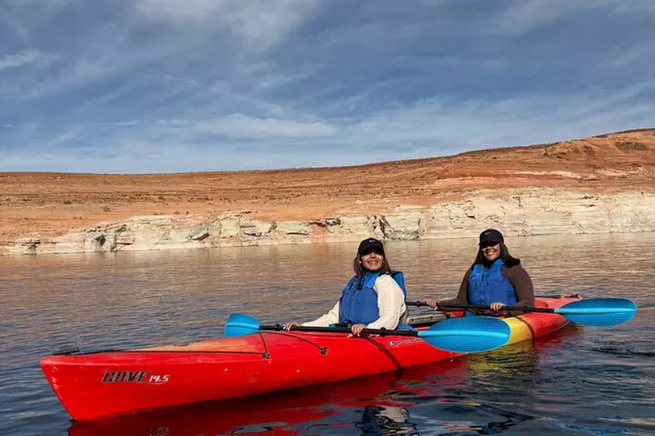 Kayak Antelope Canyon and hike, at Lake Powell