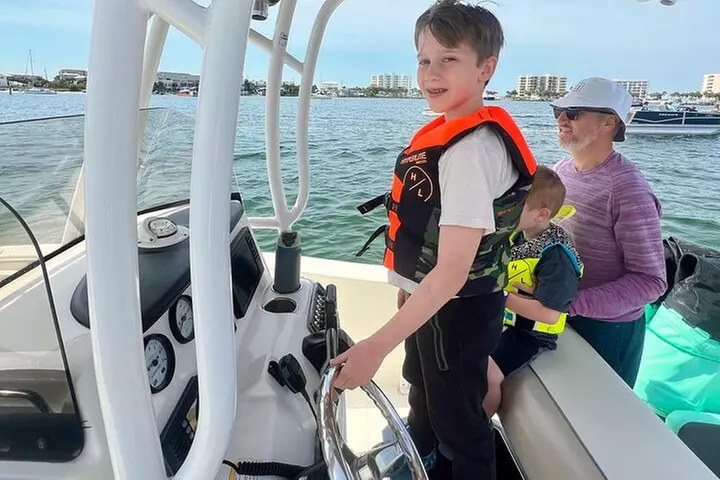 Destin Private Boat Tours Dolphin Crab Island Snorkel Sunset