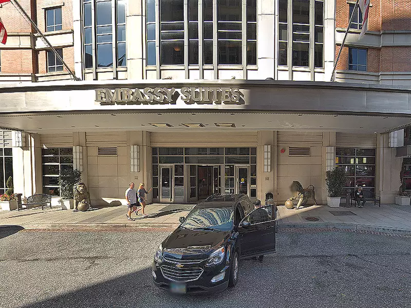 Parking at Embassy Suites DC Convention Center - Valet Kiosk - Second Medium