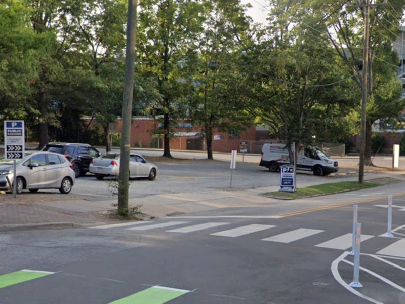 Parking at 504 Hillsborough St. Lot