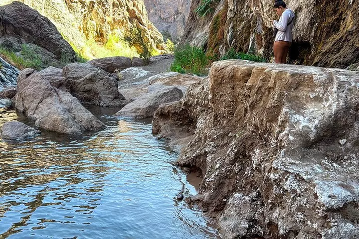 Goldstrike Hot Springs and 124 Degree Magma Heated Waterfall Hike