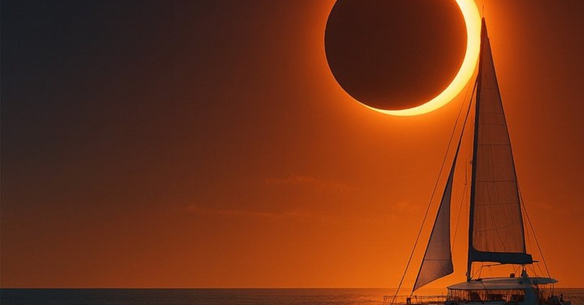 Crucero de observación de eclipse solar en Cartagena, Murcia