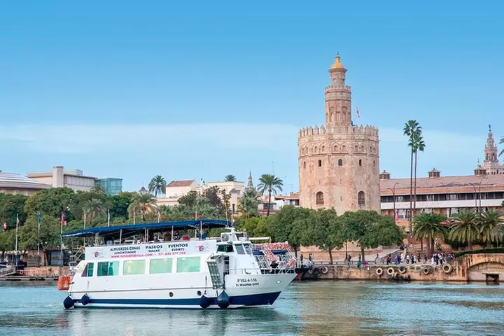 Sevilla : Crucero por el río Guadalquivir con almuerzo o cena