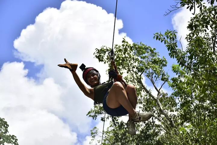 ATVshared,Horseback Riding Cenote &Ziplines from Playa del Carmen