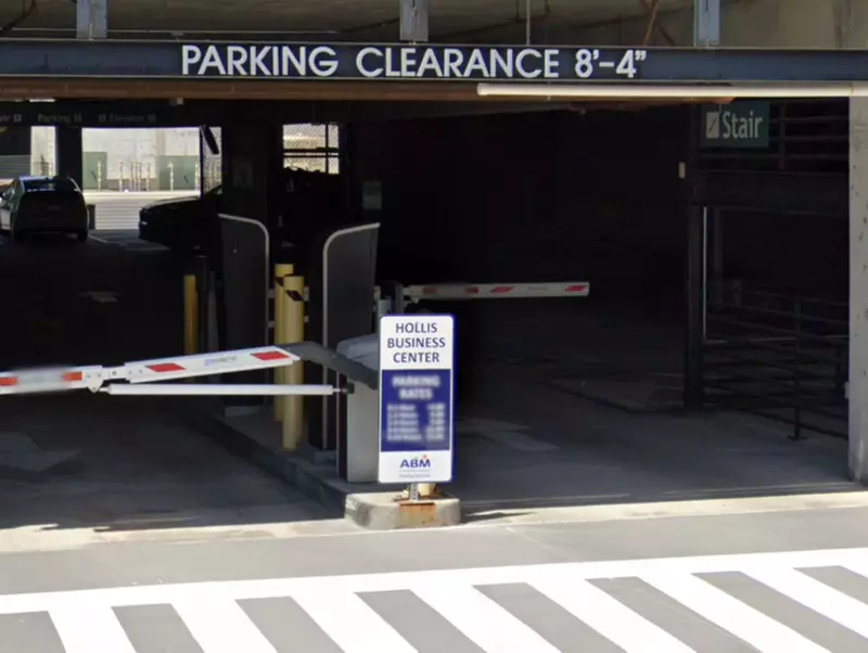 Parking at Alley Entrance - Hollis Business Center Garage