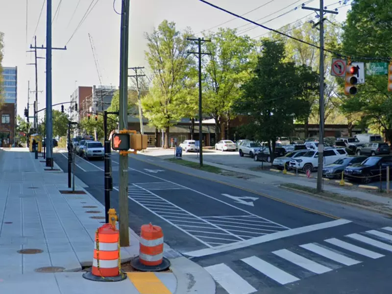Parking at 504 Hillsborough St. Lot