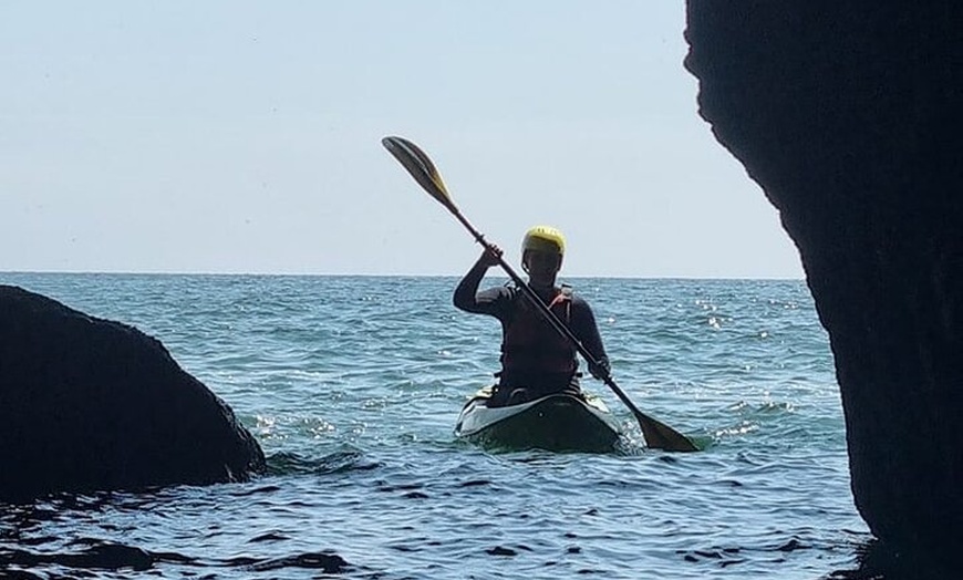 Image 10: Guided kayaking trip exploring the secrets of the Tenby coastline