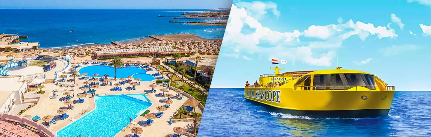 ✈ EGYPTE | El Gouna - Aladdin Beach Resort - Families and Couples Only avec excursion semi Sous-Marin incluse 4*, 3 nuit - Activité incluse - Primary Image