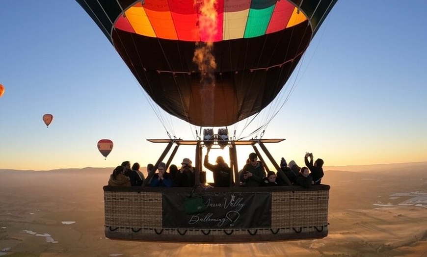 Image 4: Yarra Valley Ballooning with Vineyard and Mountain Views